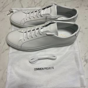 Original Leather Achilles Low Common Projects UK 10 White